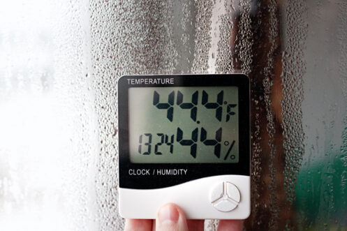 A humidity indicator in Layton, UT