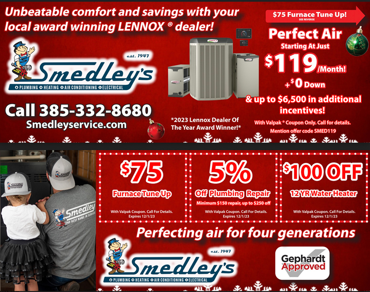 Specials Smedley Service Layton UT